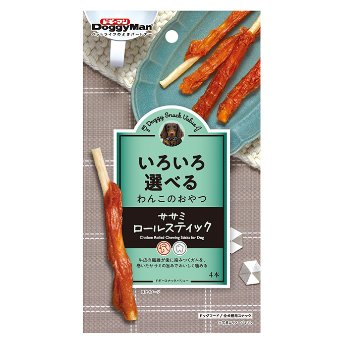 ドギースナック　バリュー<br>ササミロールスティック