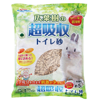 広葉樹の超吸収トイレ砂 5Ｌ