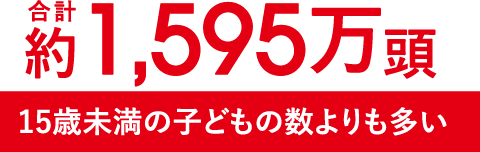 合計約1589万頭